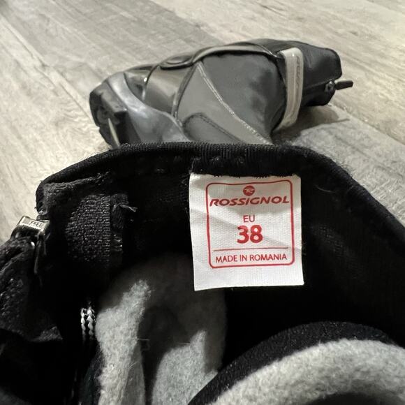 Rossignol BC7 Nordic Cross Country Ski Boots Black Thermo Adjustable Fit Cockpit - Picture 7 of 7